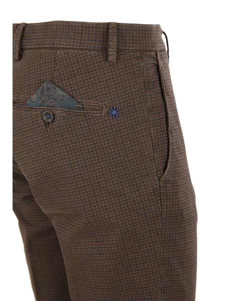 Pantalone Manuel Ritz  pied de poule Testa di Moro